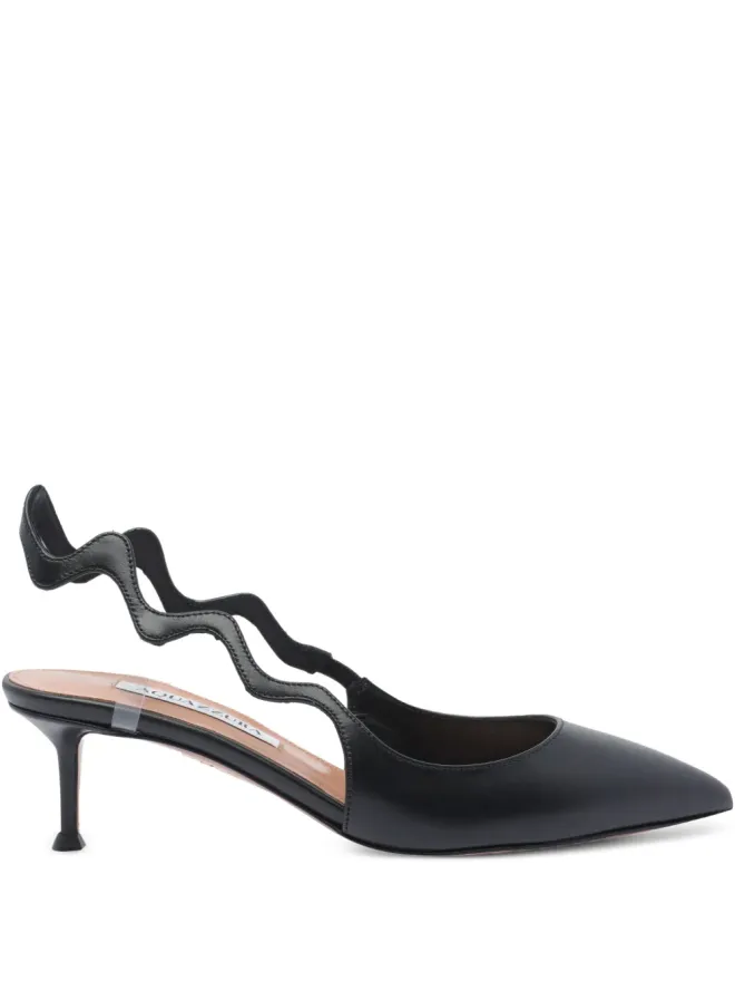 Aquazzura Aquazzura ウェーブディテール スリングバックパンプスの商品画像