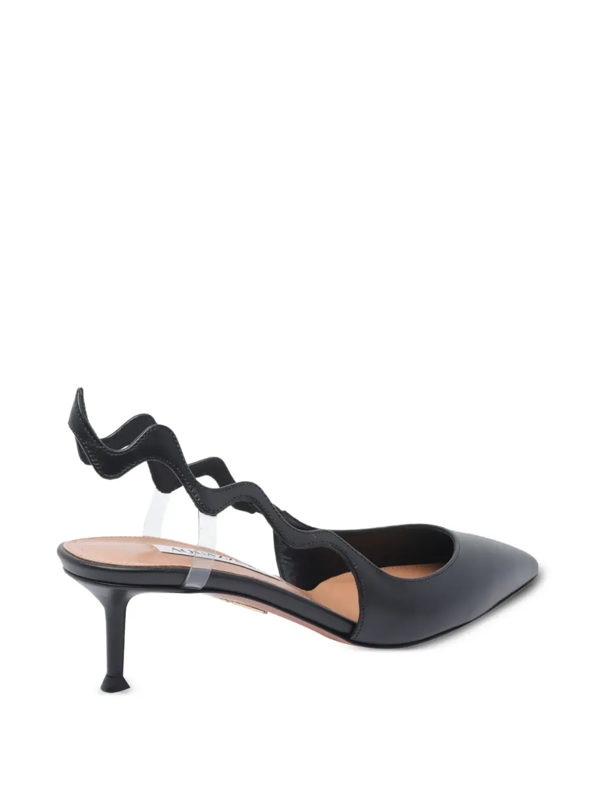 Aquazzura ウェーブディテール スリングバックパンプス - 画像3