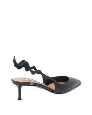 Aquazzura ウェーブディテール スリングバックパンプス - サムネイル3