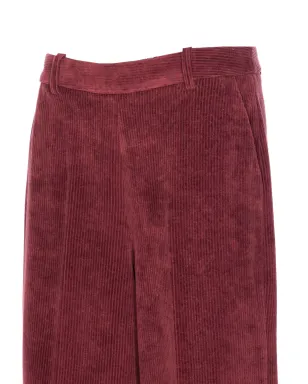Circolo 1901 コーデュロイのストレートパンツ - レッド - サムネイル3