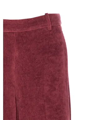 Circolo 1901 コーデュロイのストレートパンツ - レッド - サムネイル4