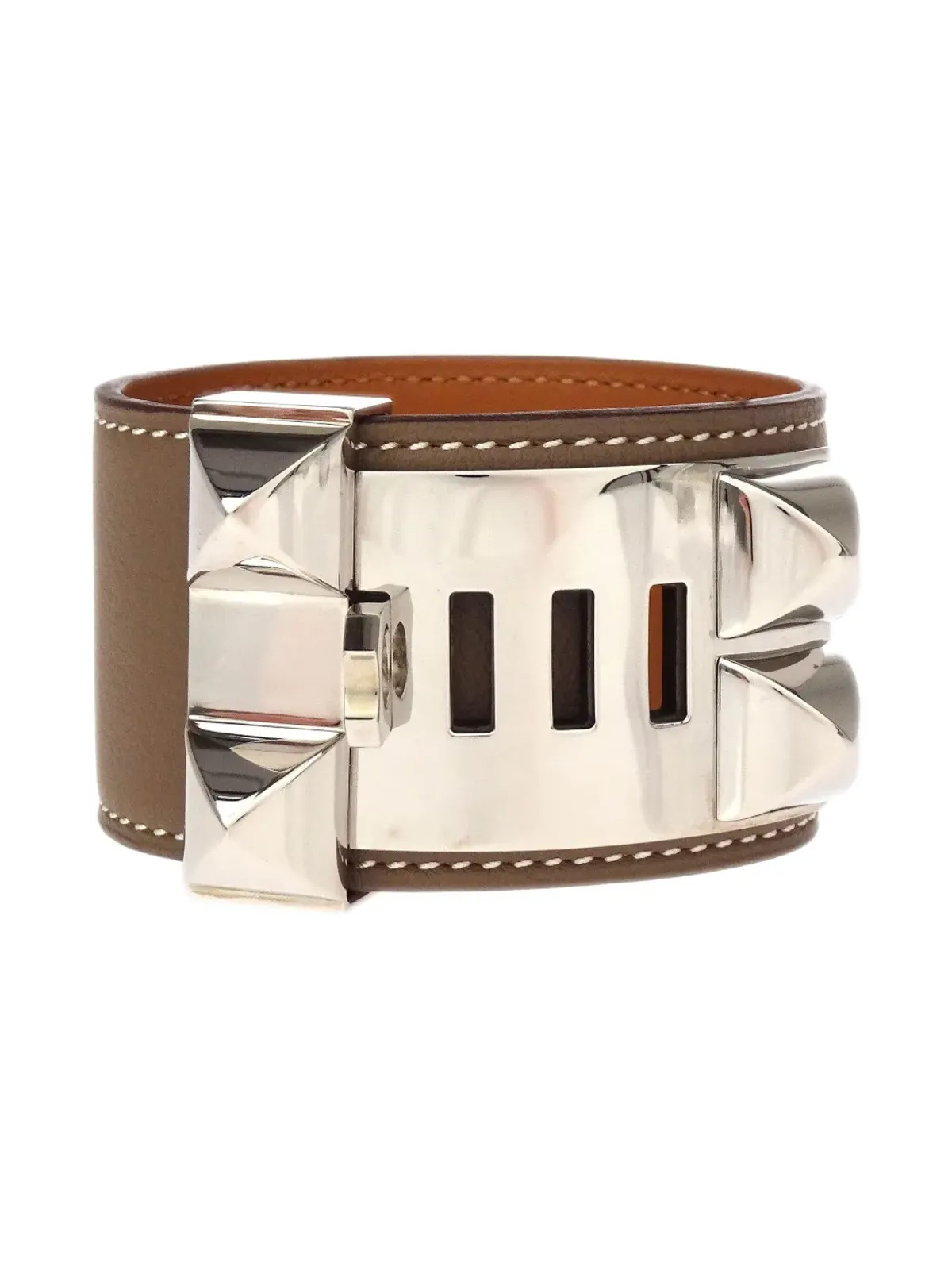Hermès ビンテージ Swift Collier De Chien バングル - Grey - 画像2