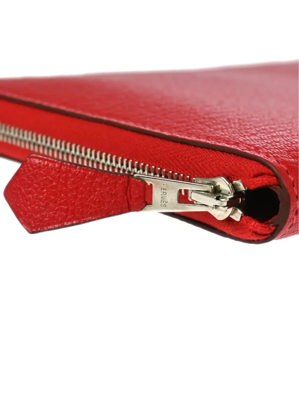 Hermès Pre-Owned 2013 Azap Taurillon Clemence zip-around wallet - Red - 画像5