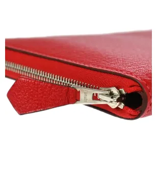 Hermès Pre-Owned 2013 Azap Taurillon Clemence zip-around wallet - Red - サムネイル5