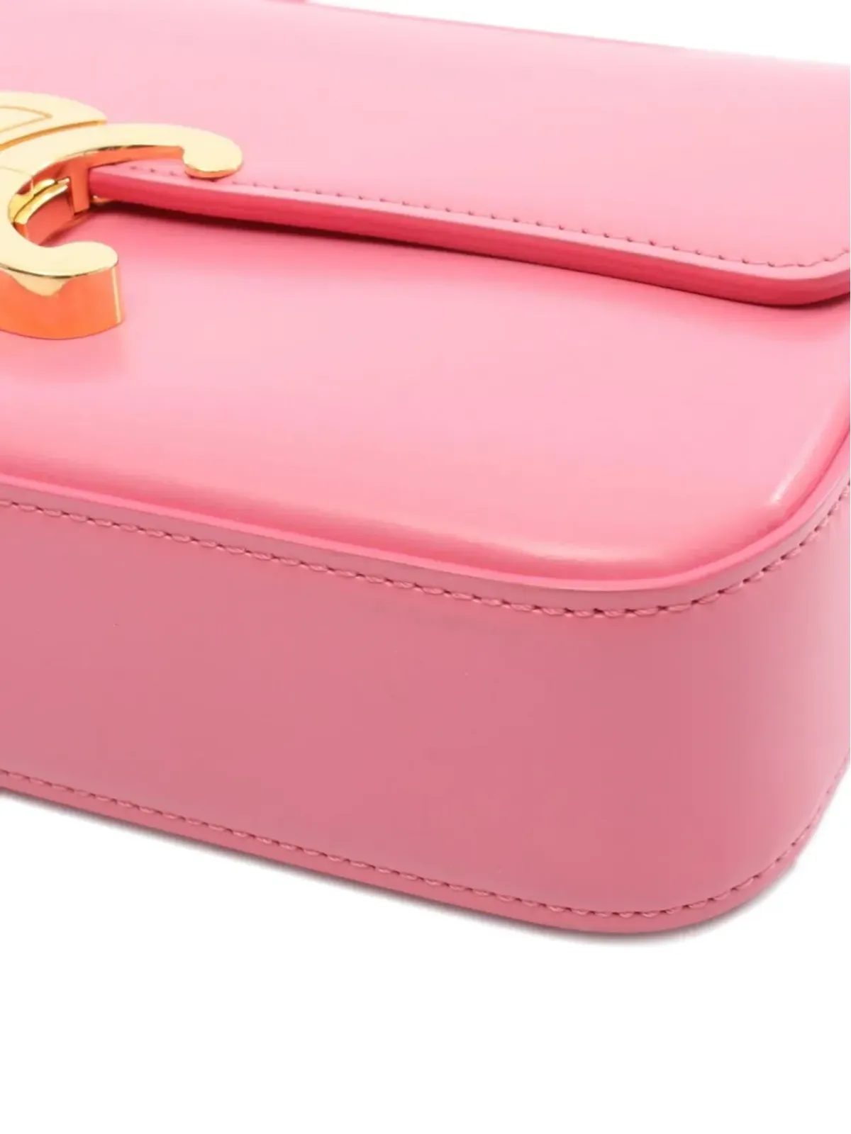 Celine Pre-Owned セリーヌ Claude Triomphe ショルダーバッグ ピンク - 画像3