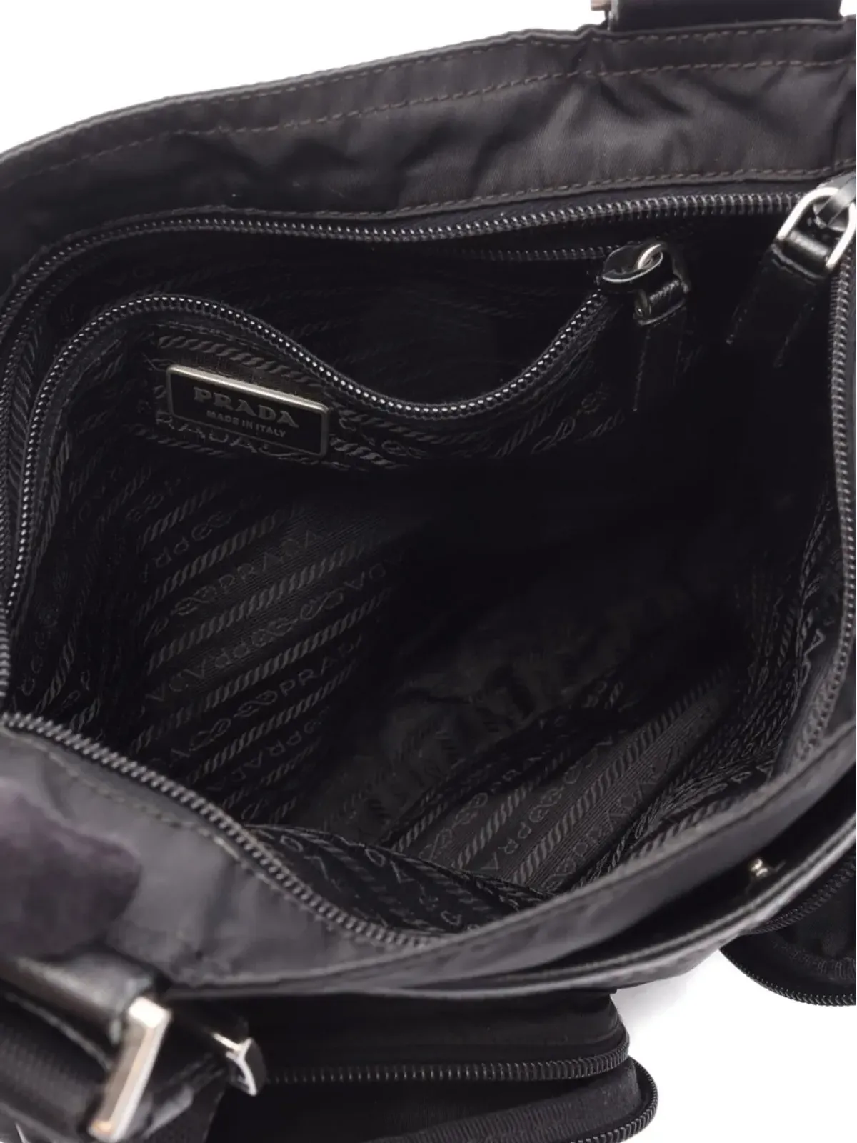 Prada Pre-Owned 2000s Re-Nylon ショルダーバッグ - ブラック - 画像4