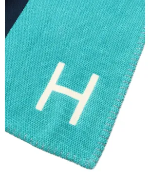 Hermès Pre-Owned ストライプHロゴ ブランケット - サムネイル2