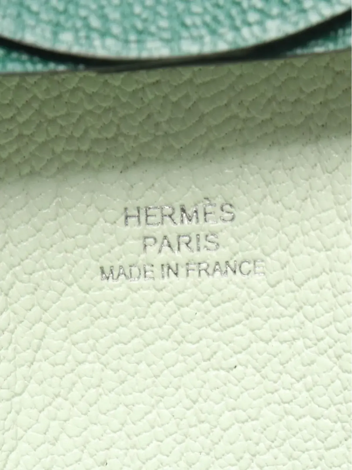 Hermès Pre-Owned バスティア ヴェルソ コインケース - グリーン - 画像3
