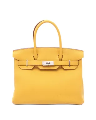 Hermès ビンテージ バーキン トートバッグ - イエロー - サムネイル1