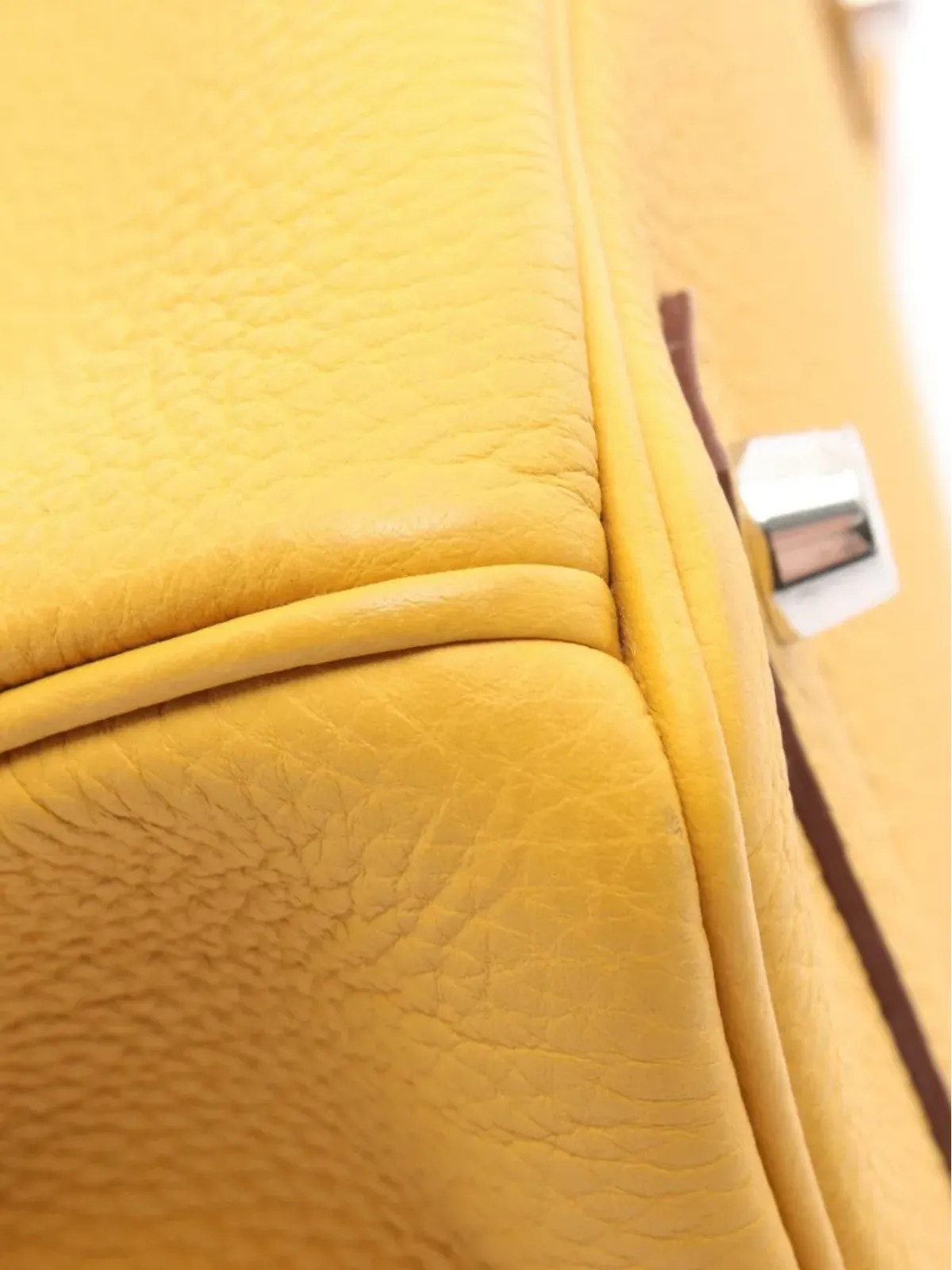 Hermès ビンテージ バーキン トートバッグ - イエロー - 画像3