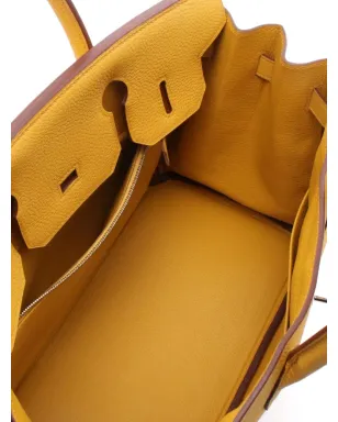 Hermès ビンテージ バーキン トートバッグ - イエロー - サムネイル4