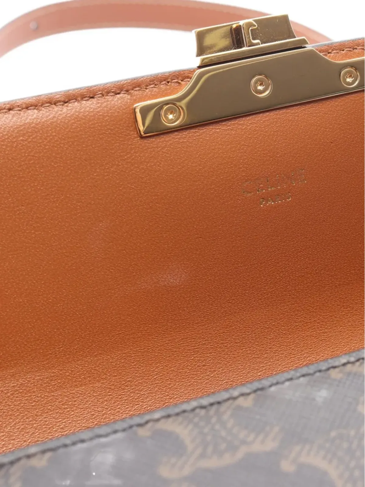 Celine Pre-Owned クロード ショルダーバッグ - ブラウン - 画像5