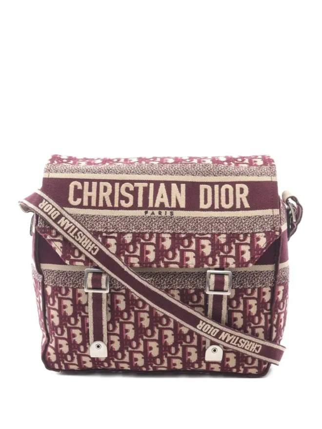 Christian Dior Pre-Owned Christian Dior Pre-Owned キャンプ・オブリーク ショルダーバッグ 2000年代の商品画像
