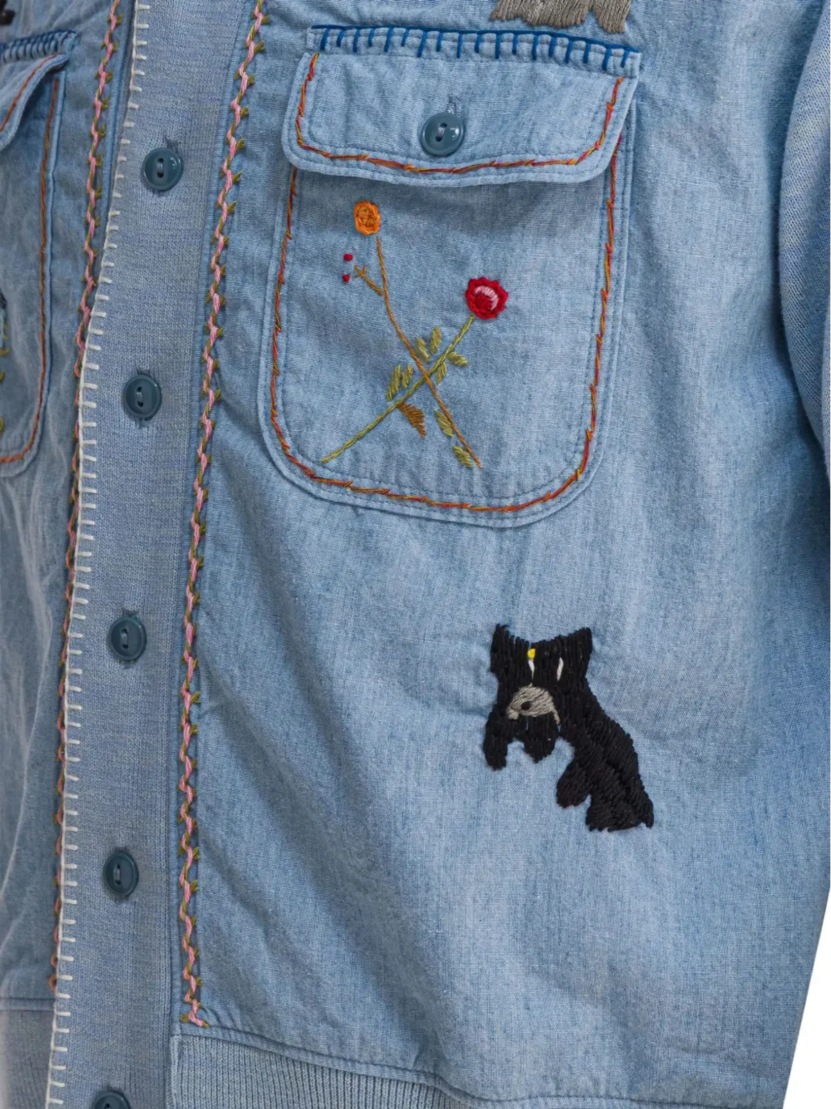 KAPITAL 刺繍ポケットシャツ - 画像3