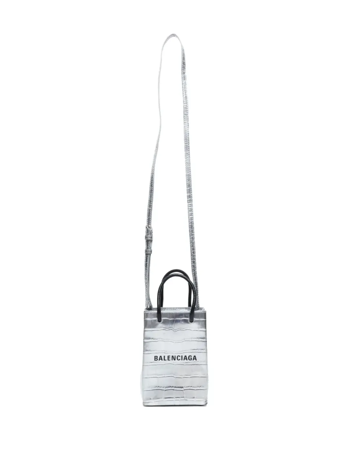 Balenciaga Pre-Owned クロコダイルエフェクト トートバッグ - 画像5