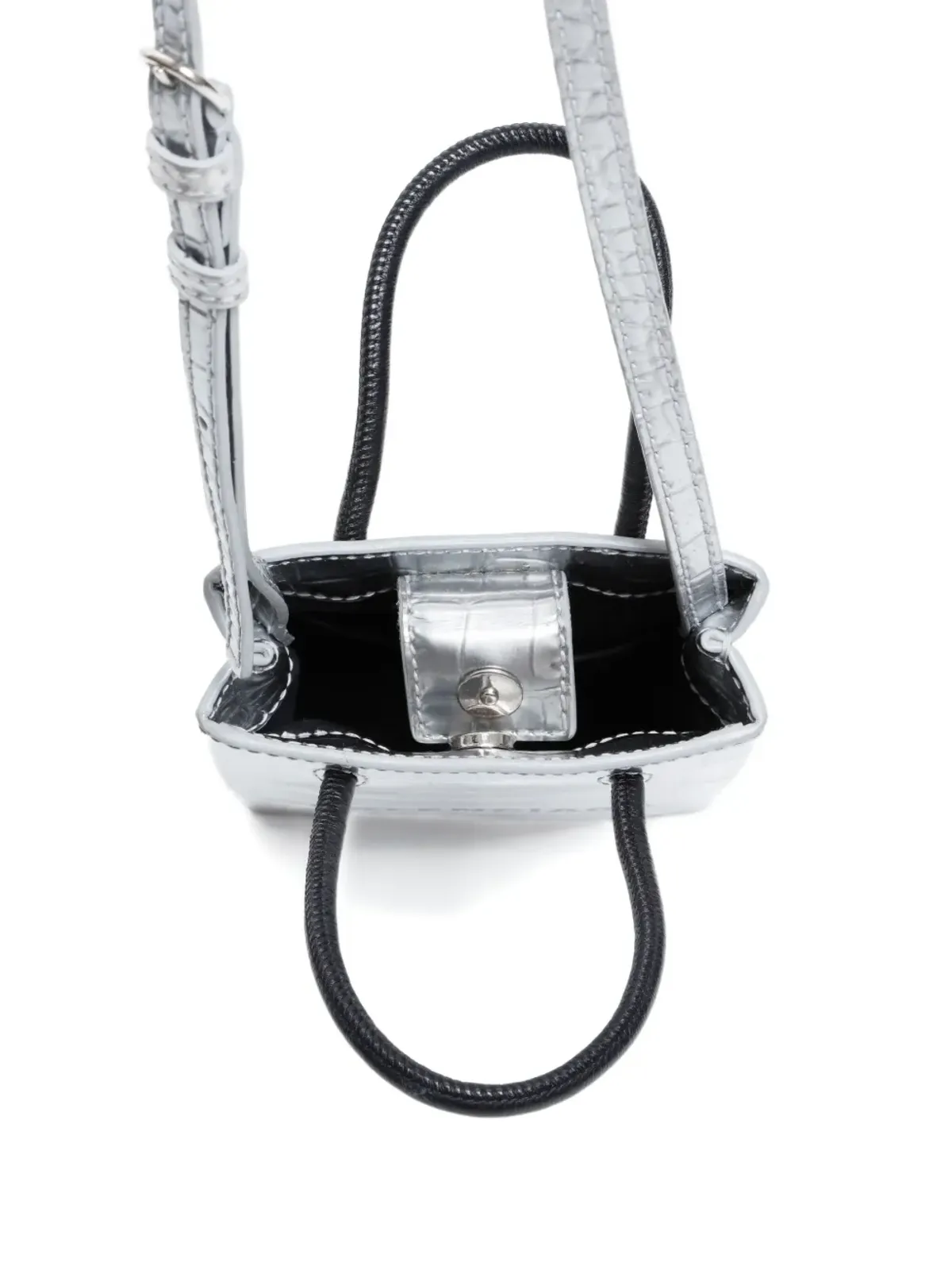 Balenciaga Pre-Owned クロコダイルエフェクト トートバッグ - 画像4