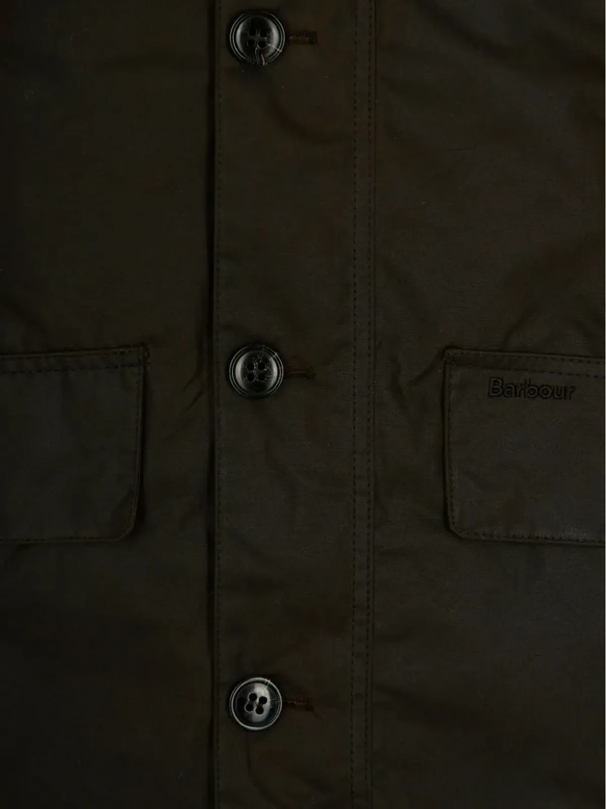 Barbour コットン ボタン付き コート - 画像3
