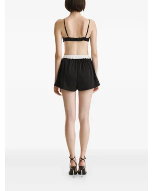 2310 STUDIO elastic-waistband pocket shorts - Black - サムネイル2