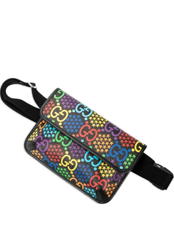 Gucci Pre-Owned Gucci Pre-Owned GGモノグラム ベルトバッグ - ブラックの商品画像