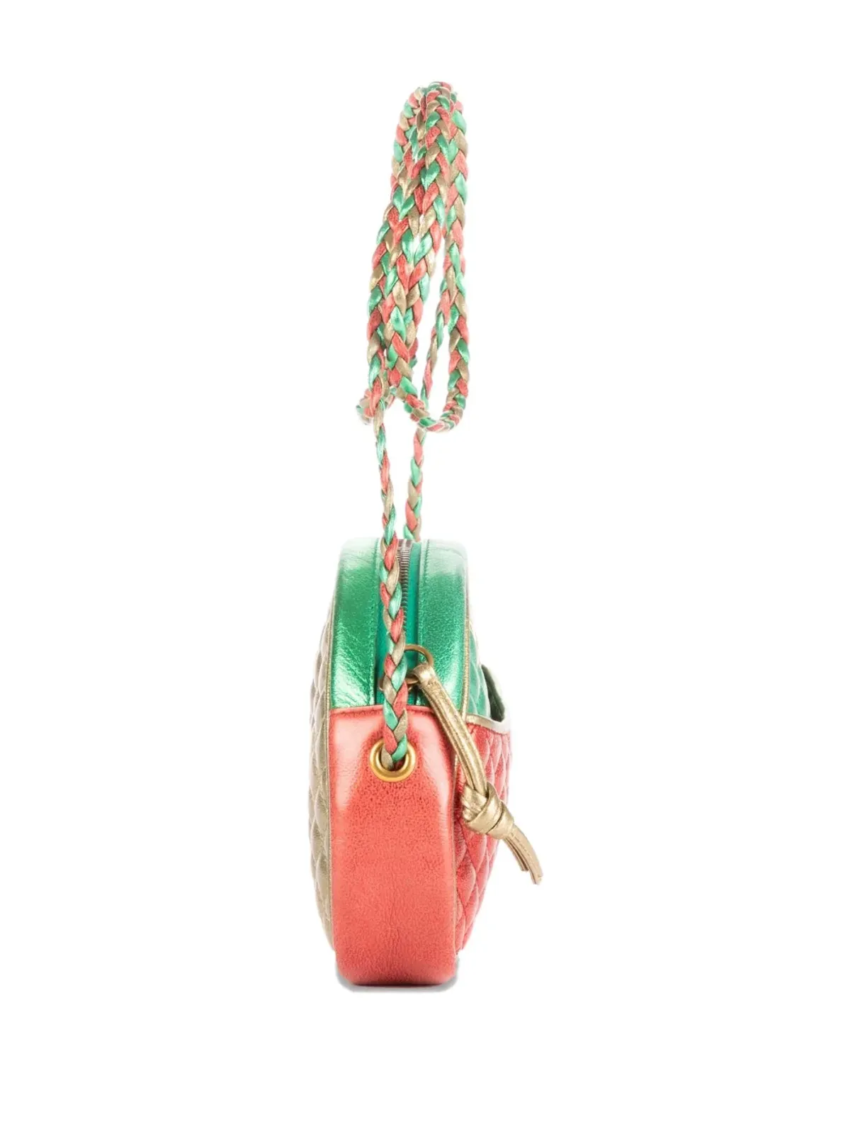 Gucci Pre-Owned ダイヤモンドキルティング レザー クロスボディバッグ - レッド - 画像3