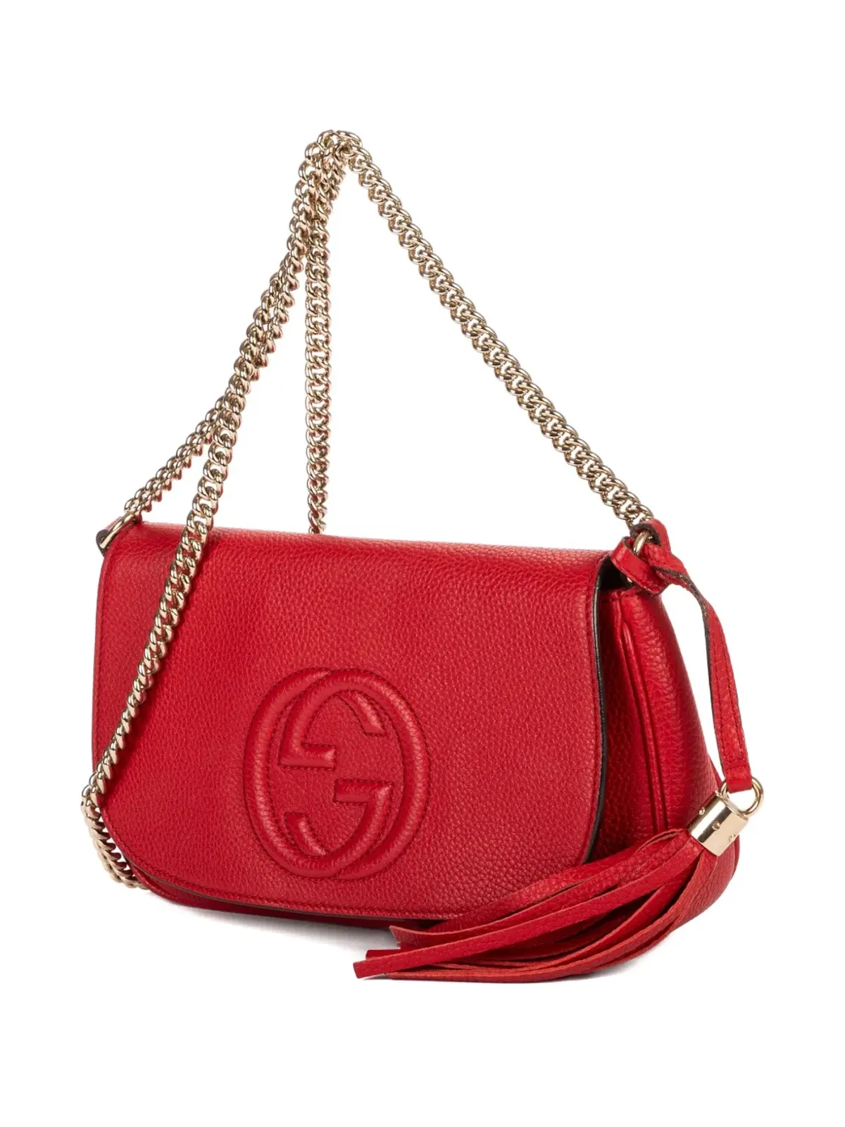 Gucci Pre-Owned 2000s チェーンストラップ タッセル バッグ - 画像2