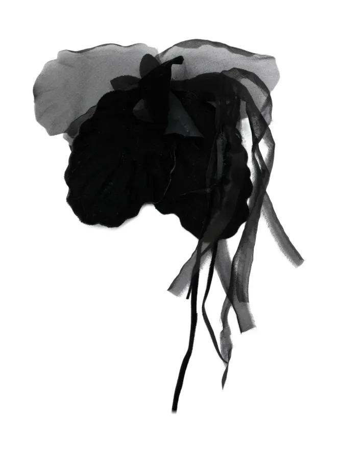 Alberta Ferretti Alberta Ferretti ベルベットシアーブローチの商品画像