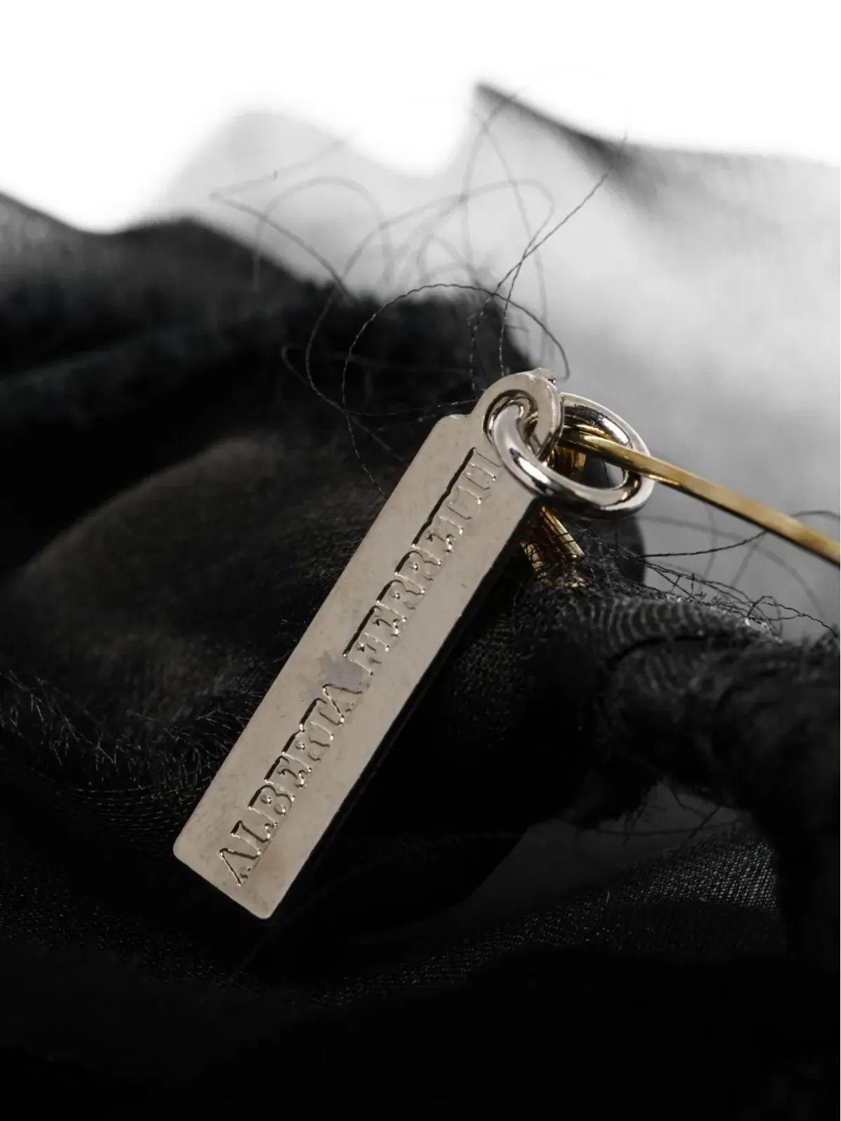 Alberta Ferretti ベルベットシアーブローチ - 画像2