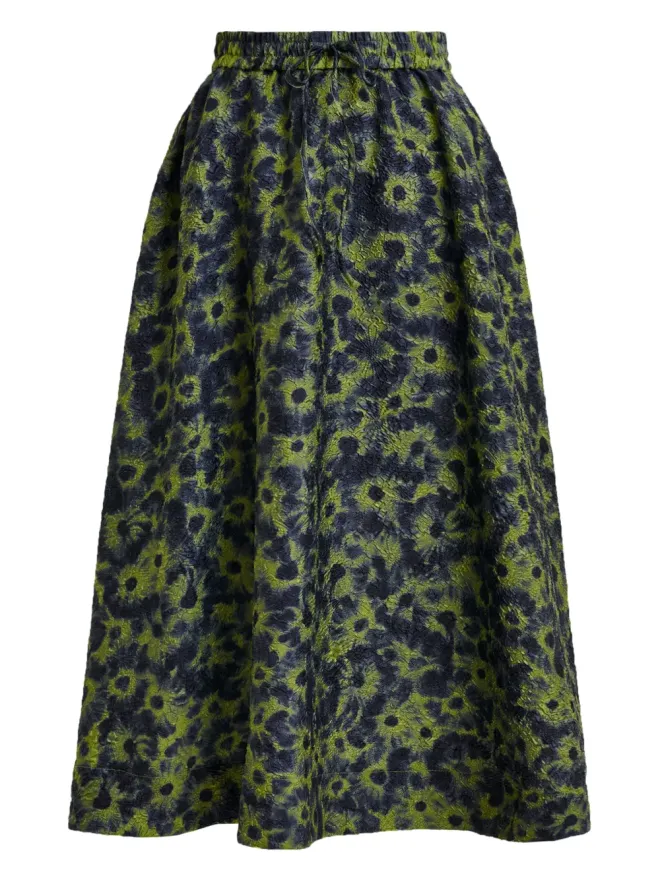 Essentiel Antwerp Essentiel Antwerp 花柄プリントスカート - グリーンの商品画像
