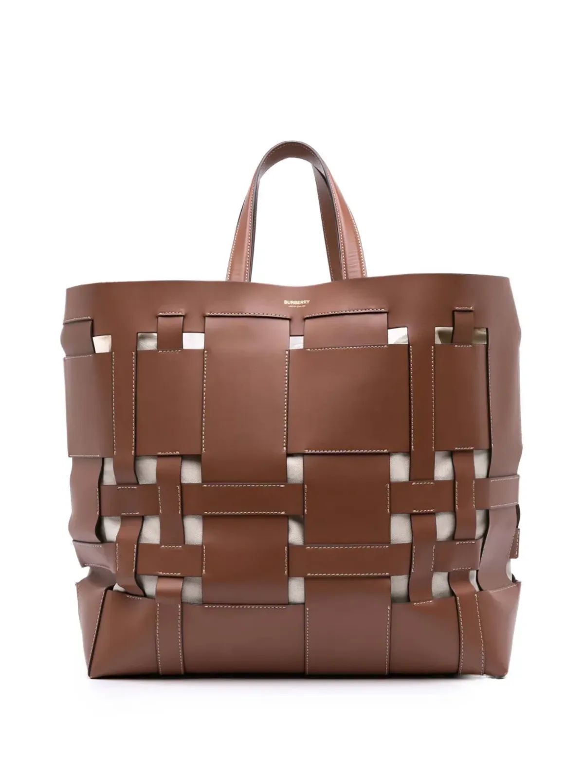 Burberry Pre-Owned レザー フォスター トート サッチェル - 画像1