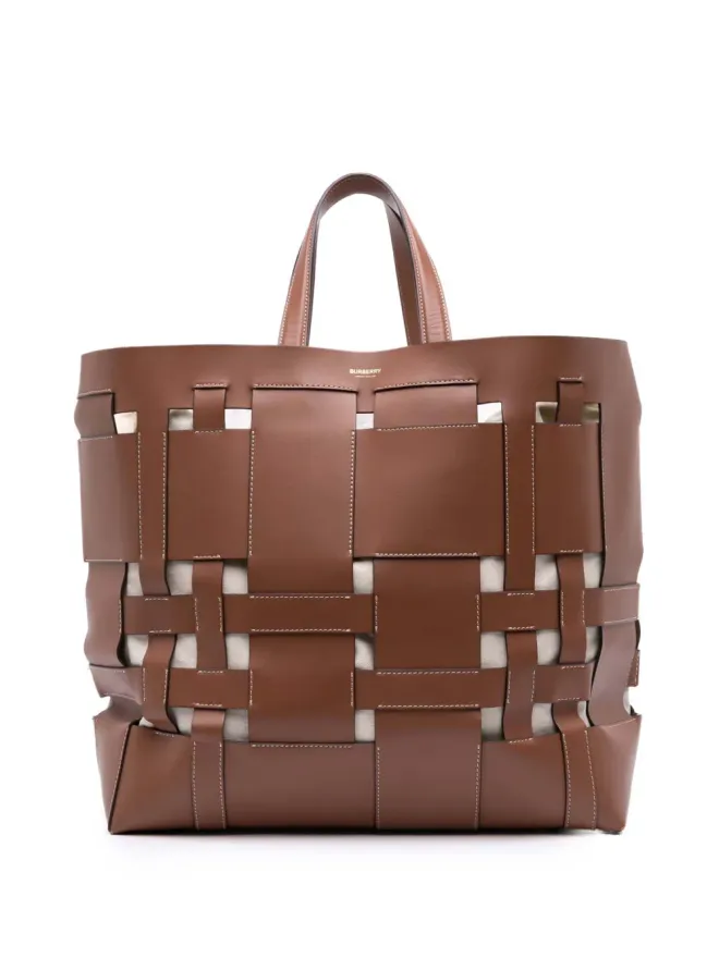 Burberry Pre-Owned Burberry Pre-Owned レザー フォスター トート サッチェルの商品画像