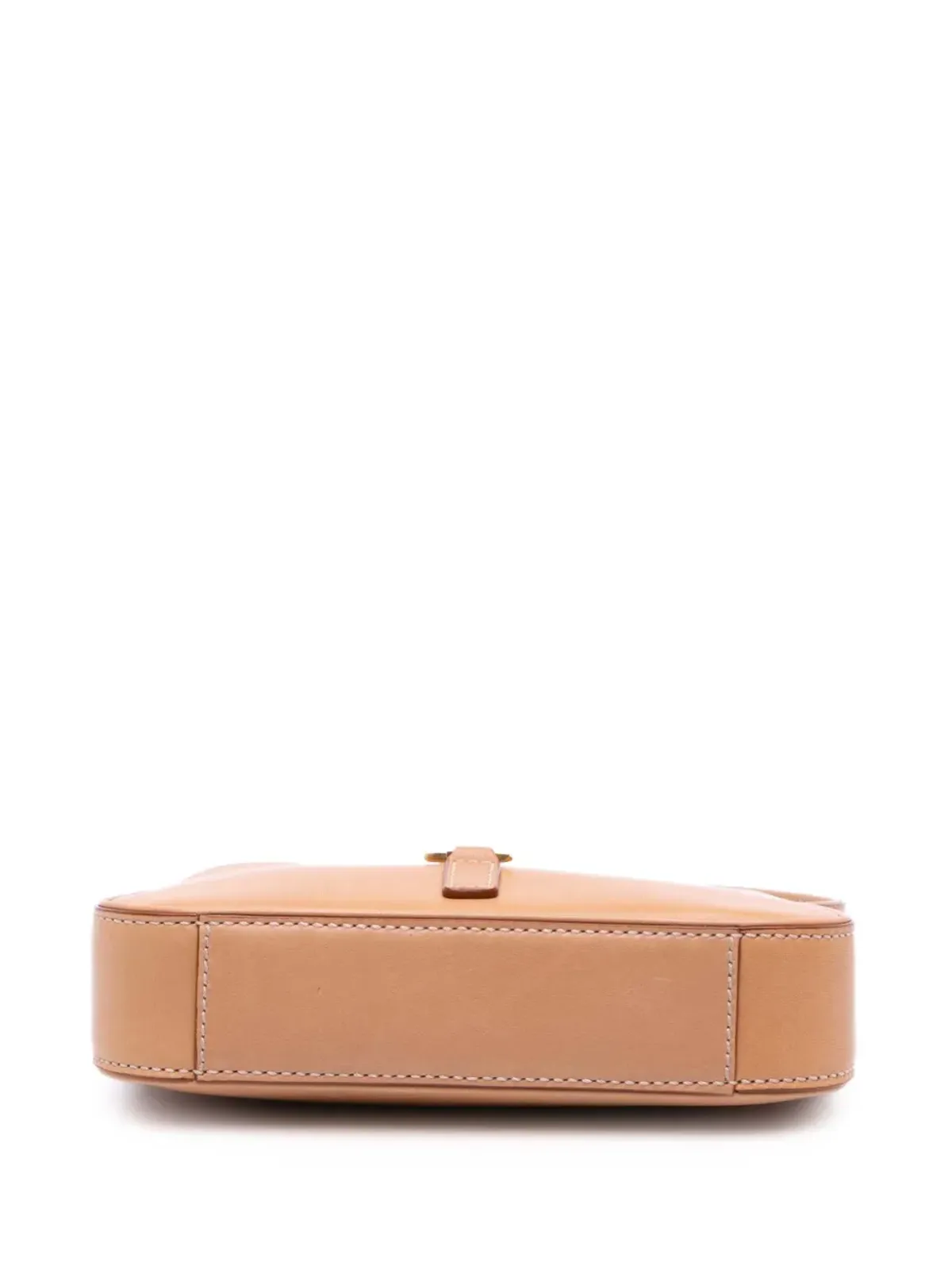 Saint Laurent Pre-Owned ミニ スムースカーフスキン Le 5 a 7 ホーボーショルダーバッグ - ブラウン - 画像4