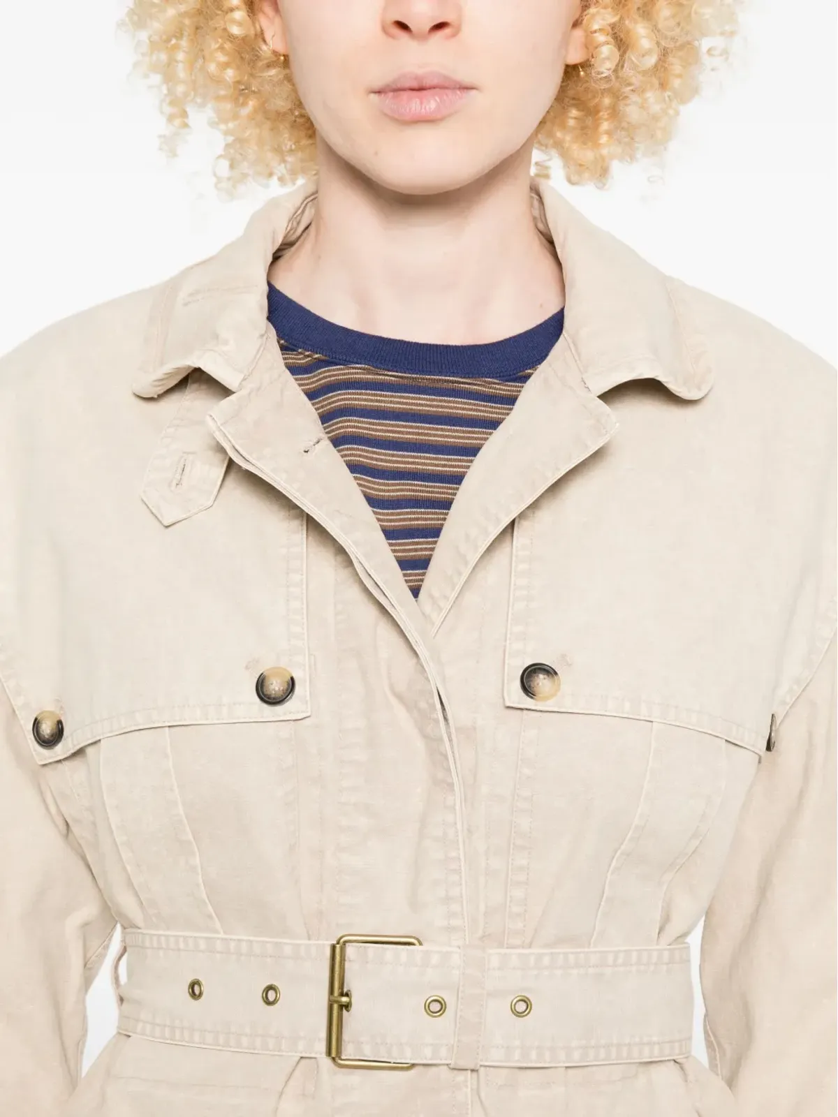 MARANT ÉTOILE ベルテッド フラップポケット ジャケット - 画像5