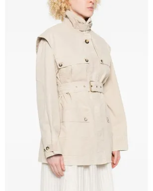 MARANT ÉTOILE ベルテッド フラップポケット ジャケット - サムネイル3