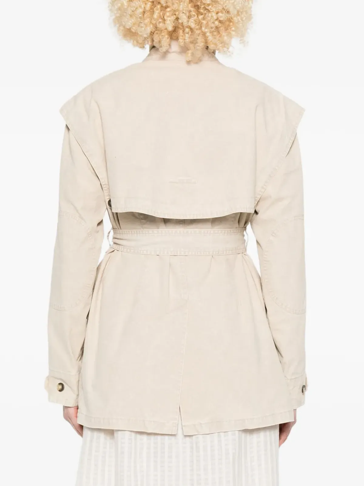 MARANT ÉTOILE ベルテッド フラップポケット ジャケット - 画像4