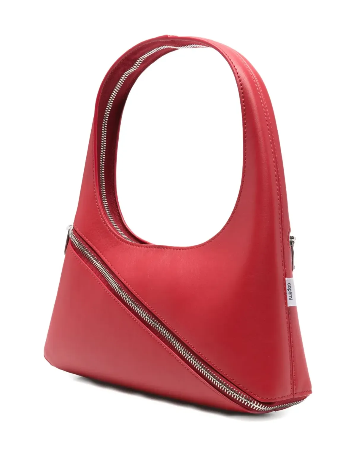 Coperni 斜めジップレザーショルダーバッグ - 画像3