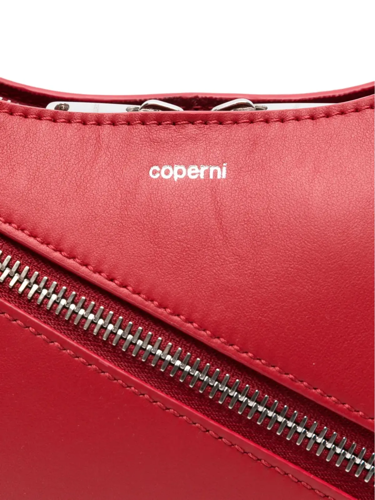 Coperni 斜めジップレザーショルダーバッグ - 画像4