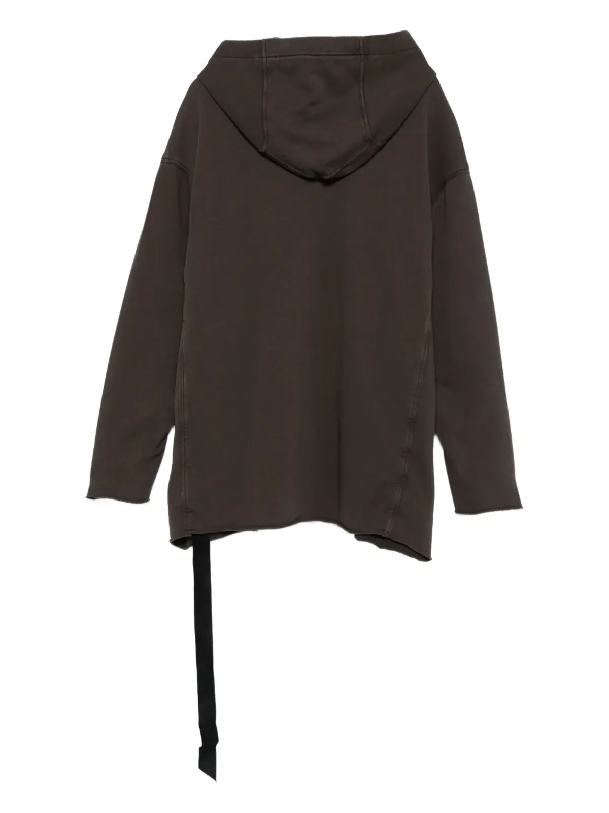 Rick Owens DRKSHDW ヘッドプリント ドローストリング フーディ グレー - 画像2
