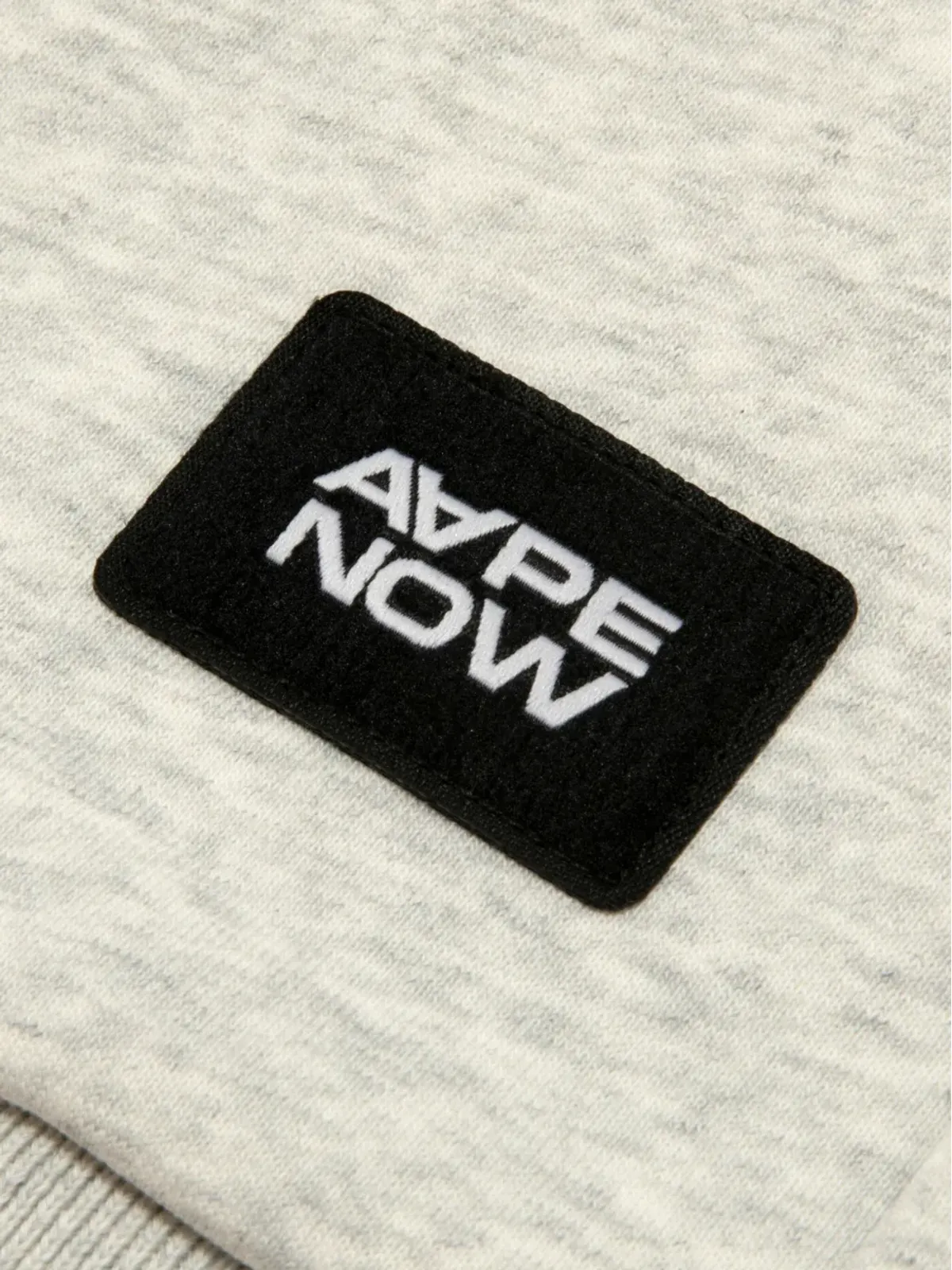 AAPE BY *A BATHING APE® logo-patch buttoned bomber jacket - Grey - 画像5