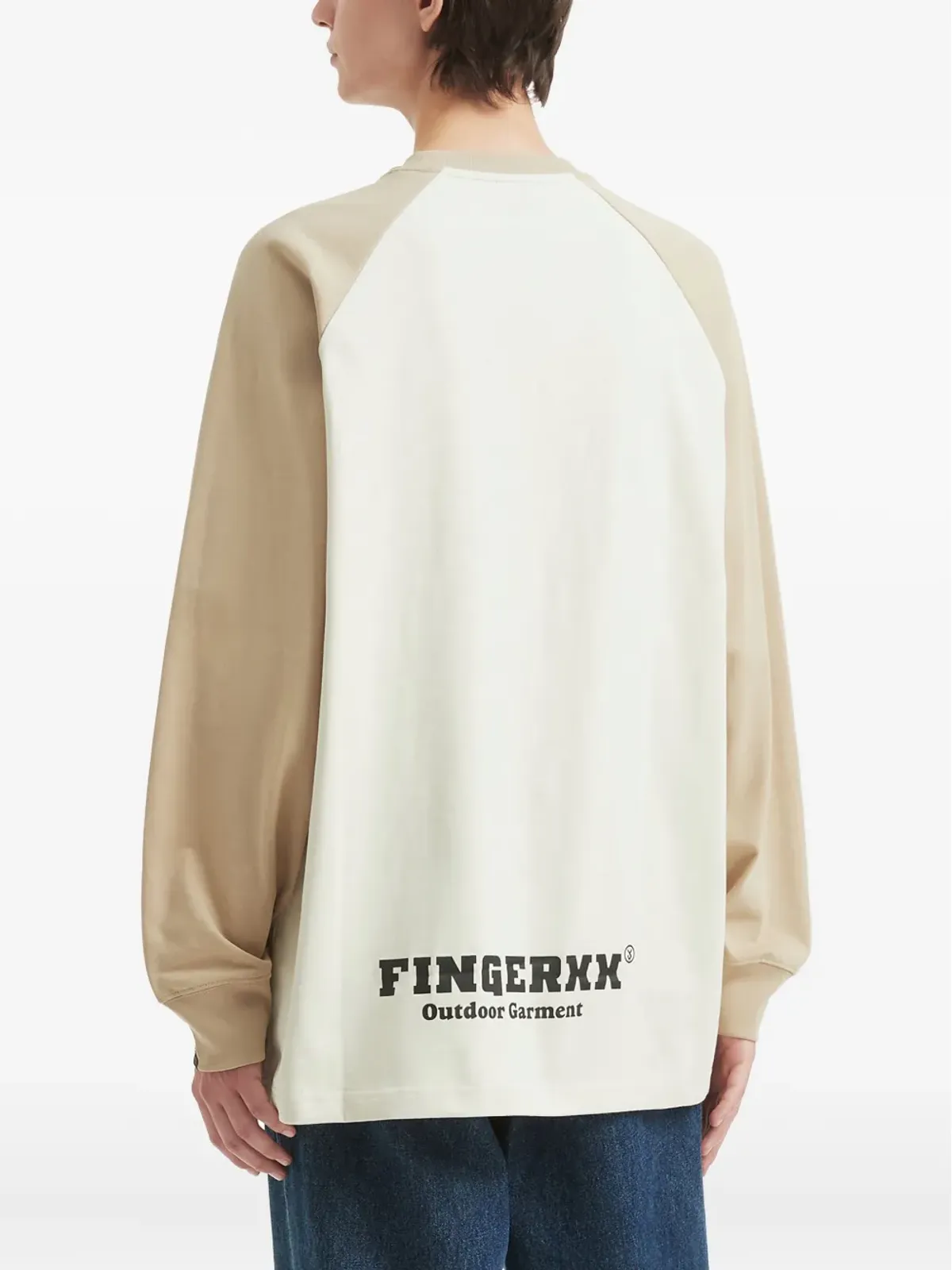 FINGERCROXX ツートーン刺繍入り Tシャツ - 画像4