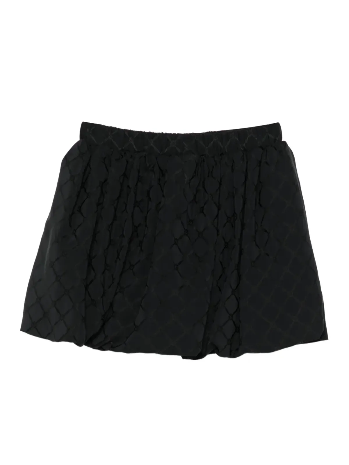 Elisabetta Franchi Kids ジャカード柄スカート - ブラック - 画像2