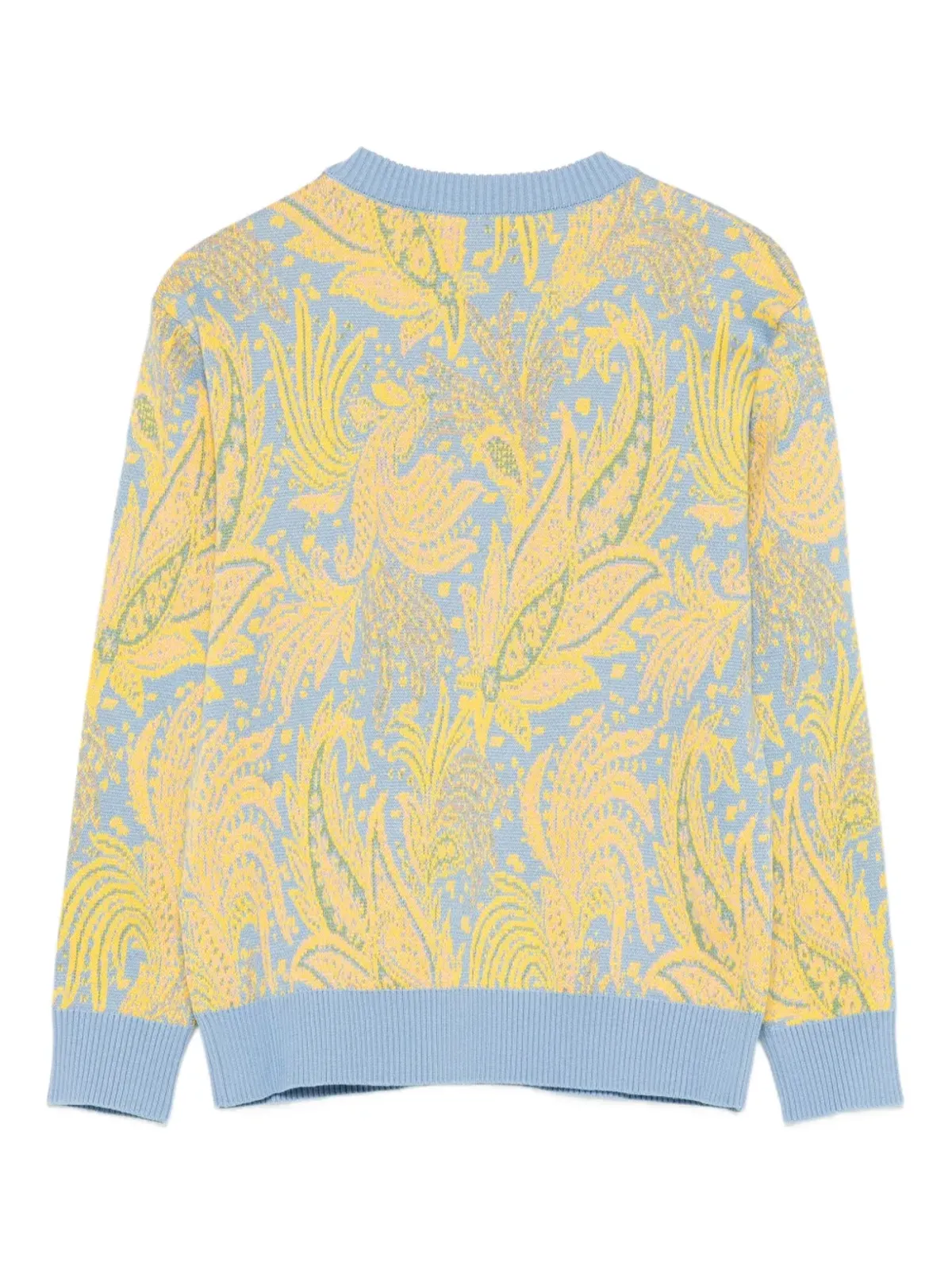 ETRO KIDS ペイズリージャカード ジャンパー - ブルー - 画像2