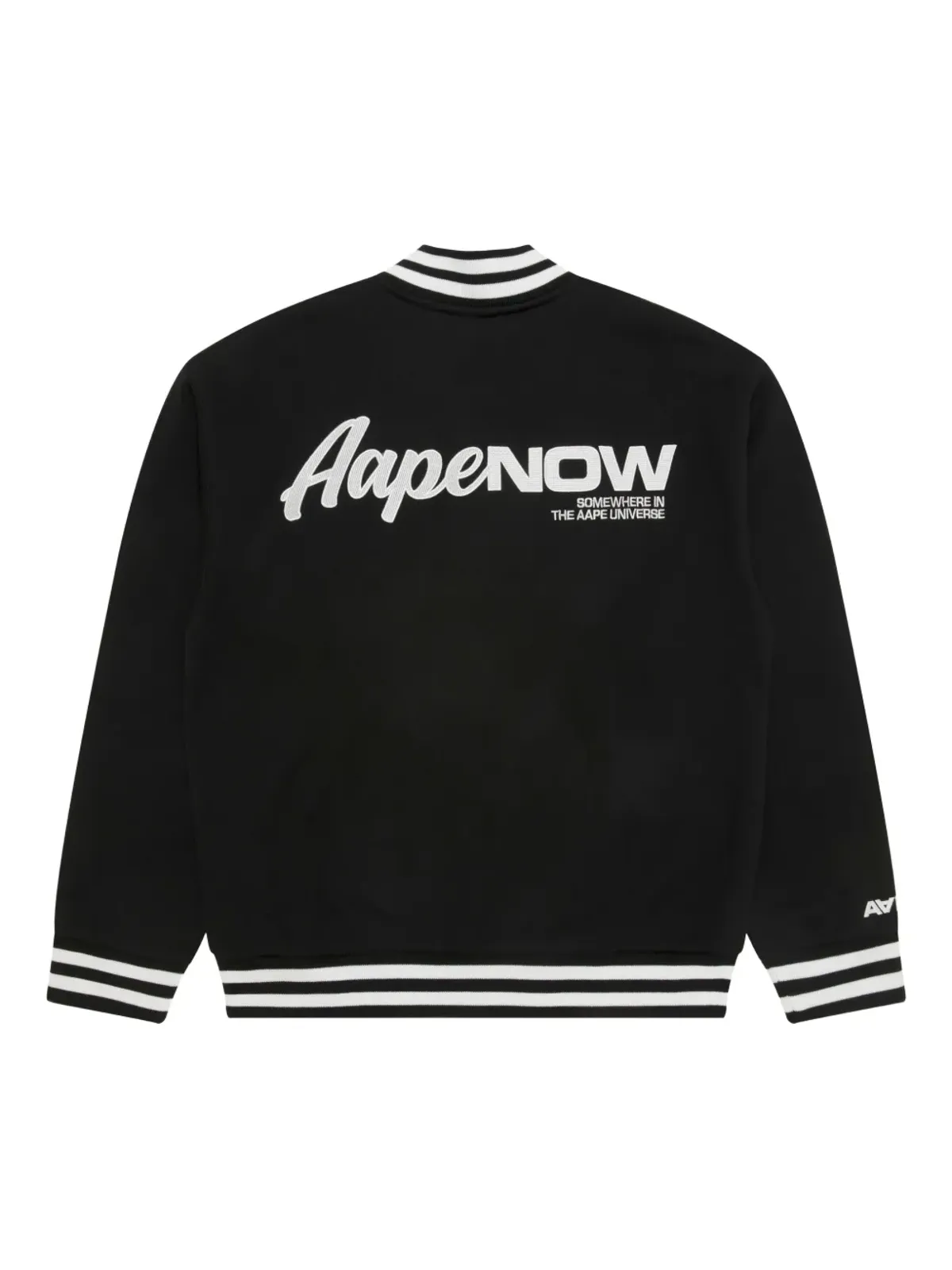 AAPE BY *A BATHING APE® ロゴパッチ ヴァーシティ ボンバージャケット - 画像2