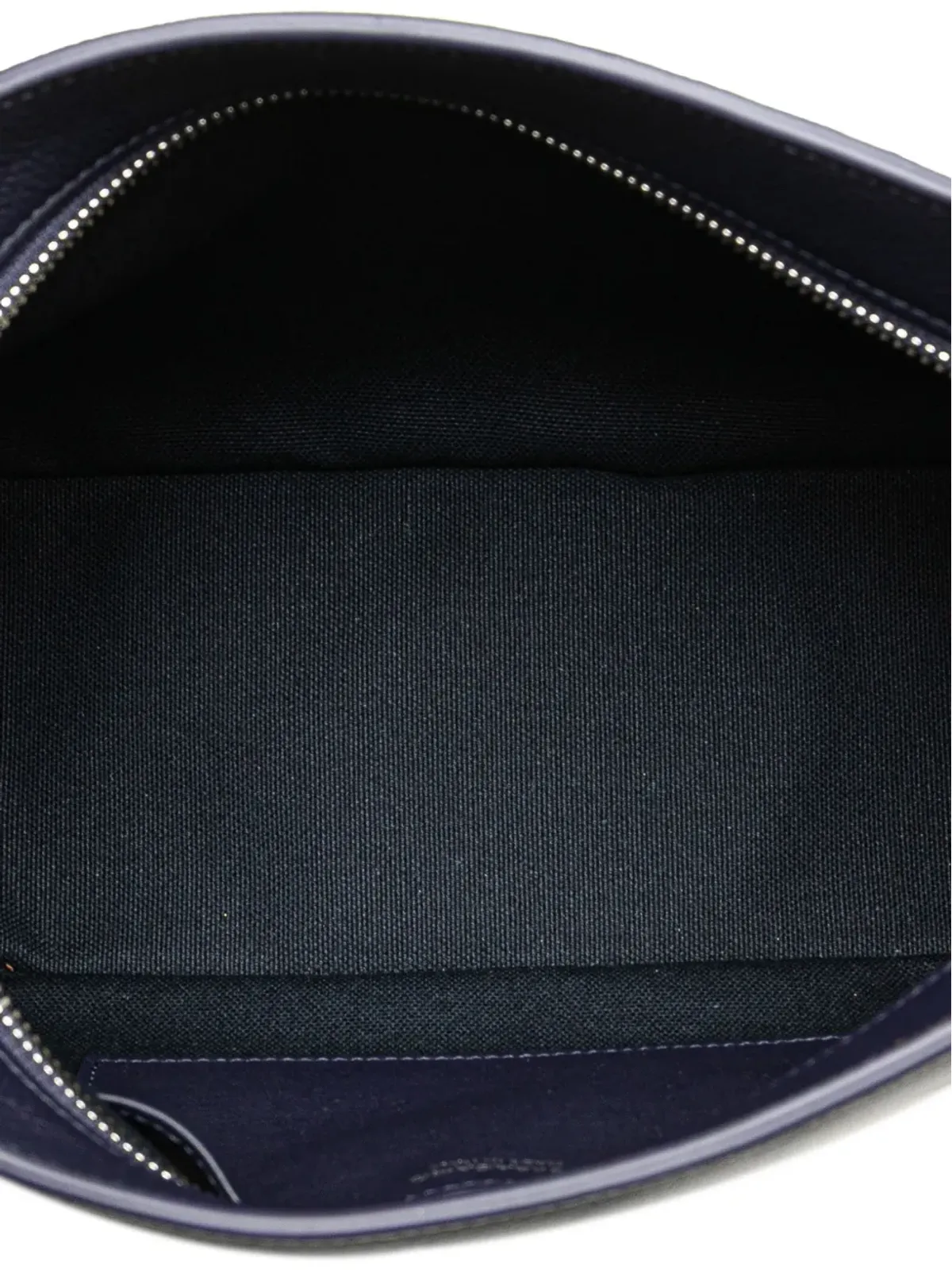Ferragamo Pre-Owned レザー ソフトポーチ クラッチバッグ ブルー - 画像5