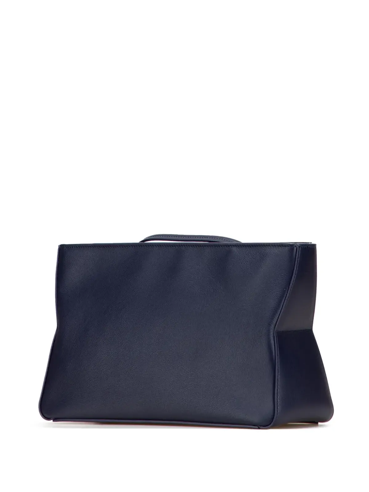 Ferragamo Pre-Owned レザー ソフトポーチ クラッチバッグ ブルー - 画像3