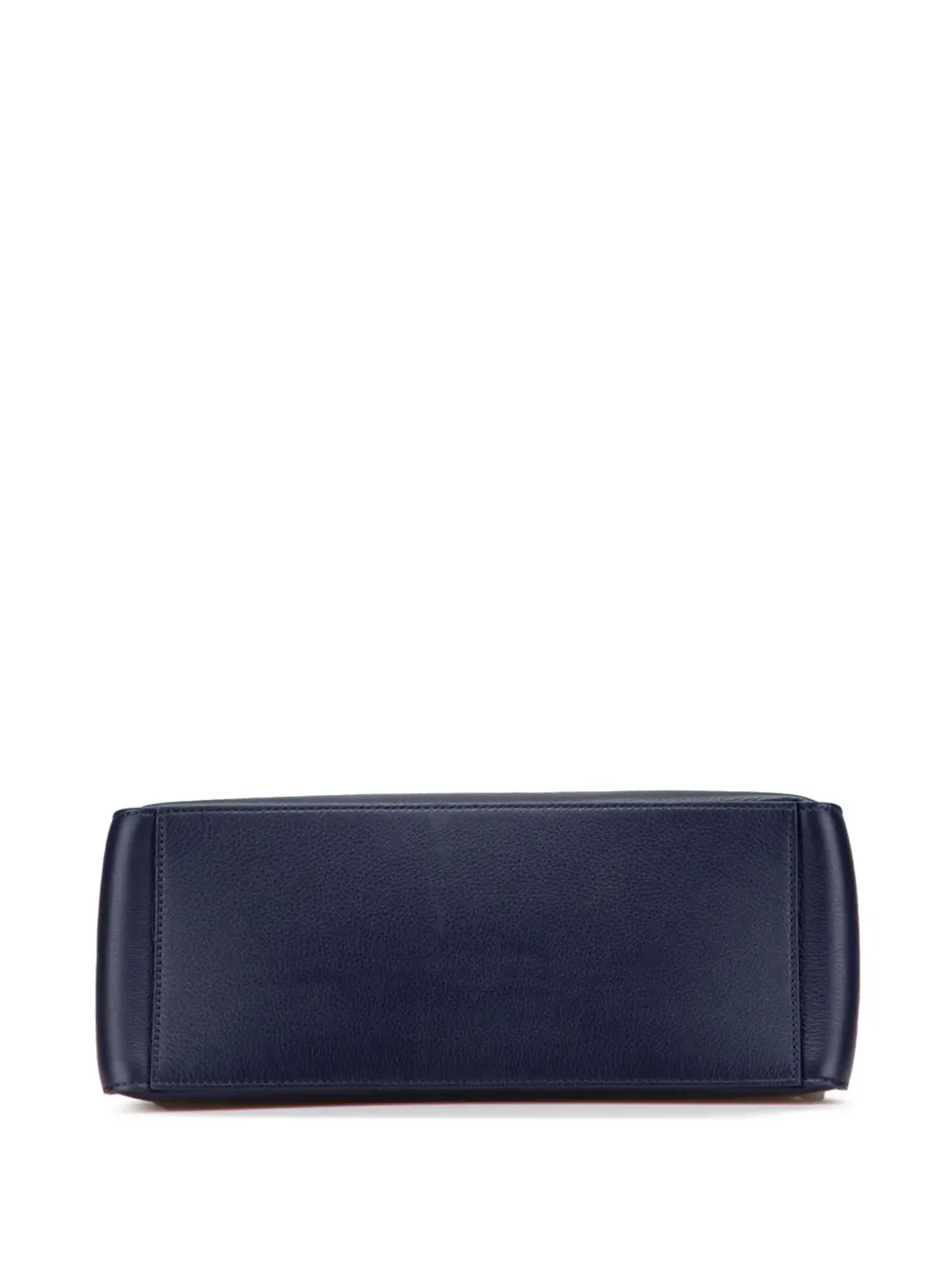 Ferragamo Pre-Owned レザー ソフトポーチ クラッチバッグ ブルー - 画像4