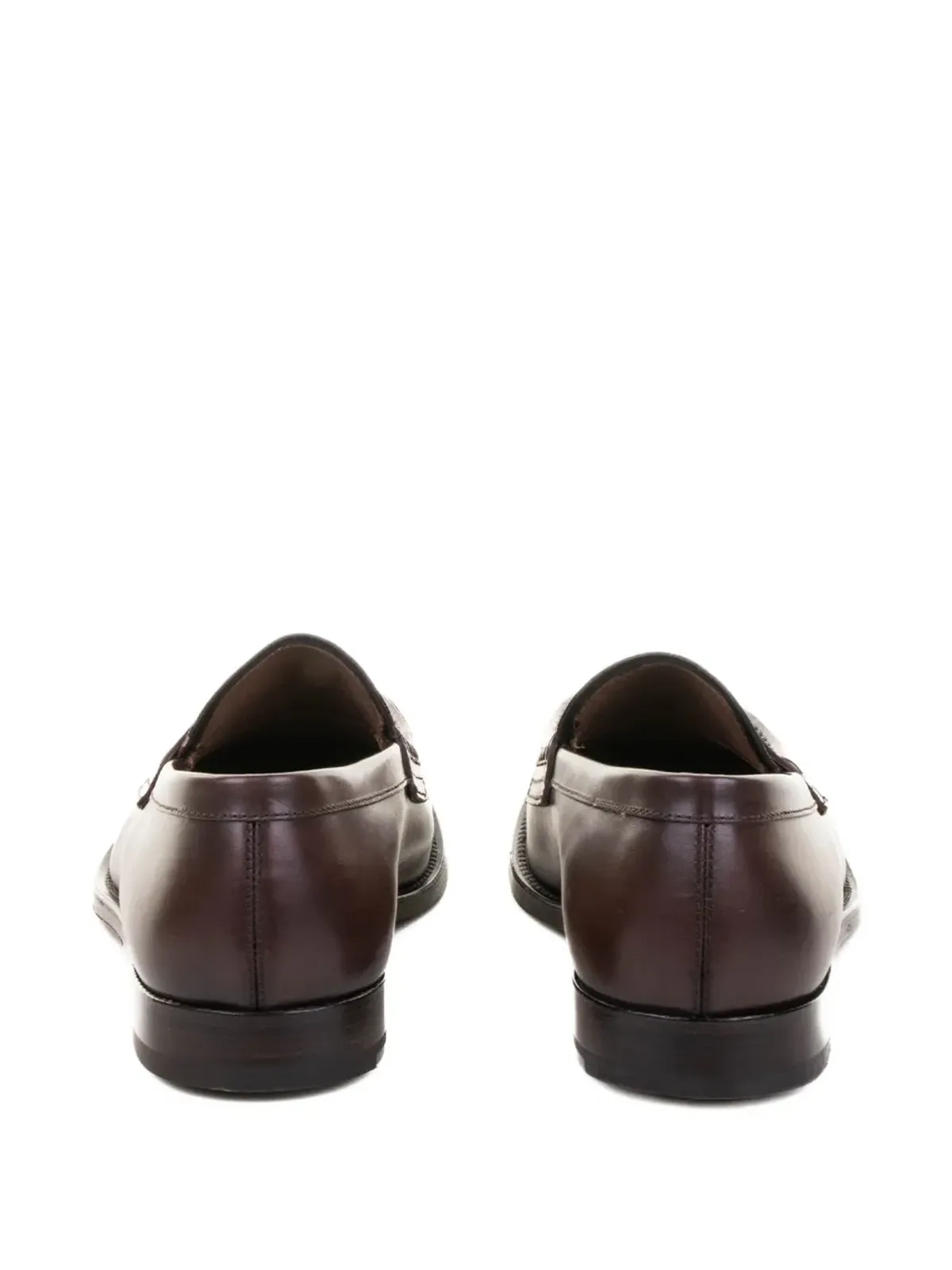 Fratelli Rossetti ペニースロットディテール レザー ローファー ブラウン - 画像3