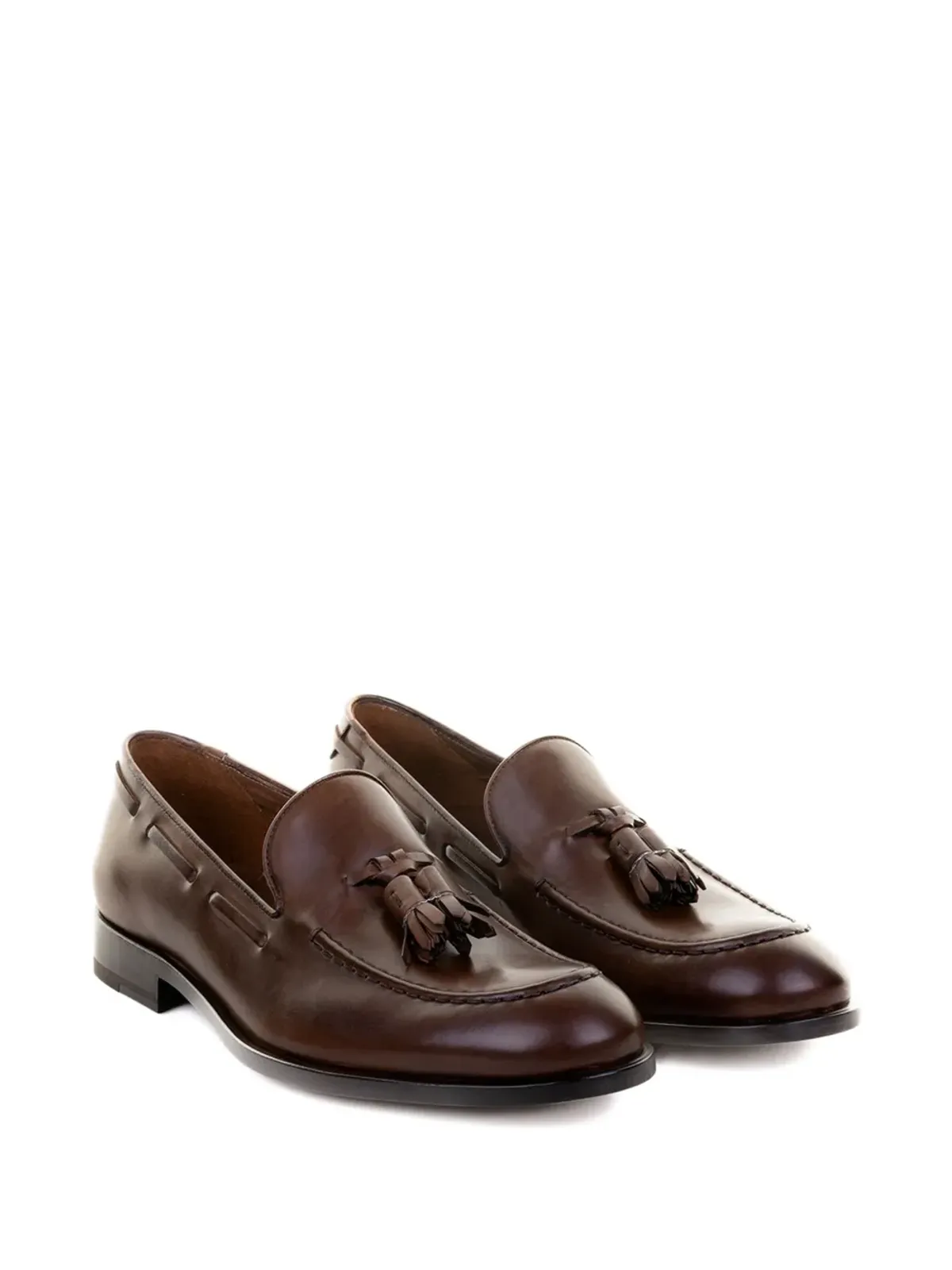 Fratelli Rossetti タッセルモチーフレザーローファー - 画像2