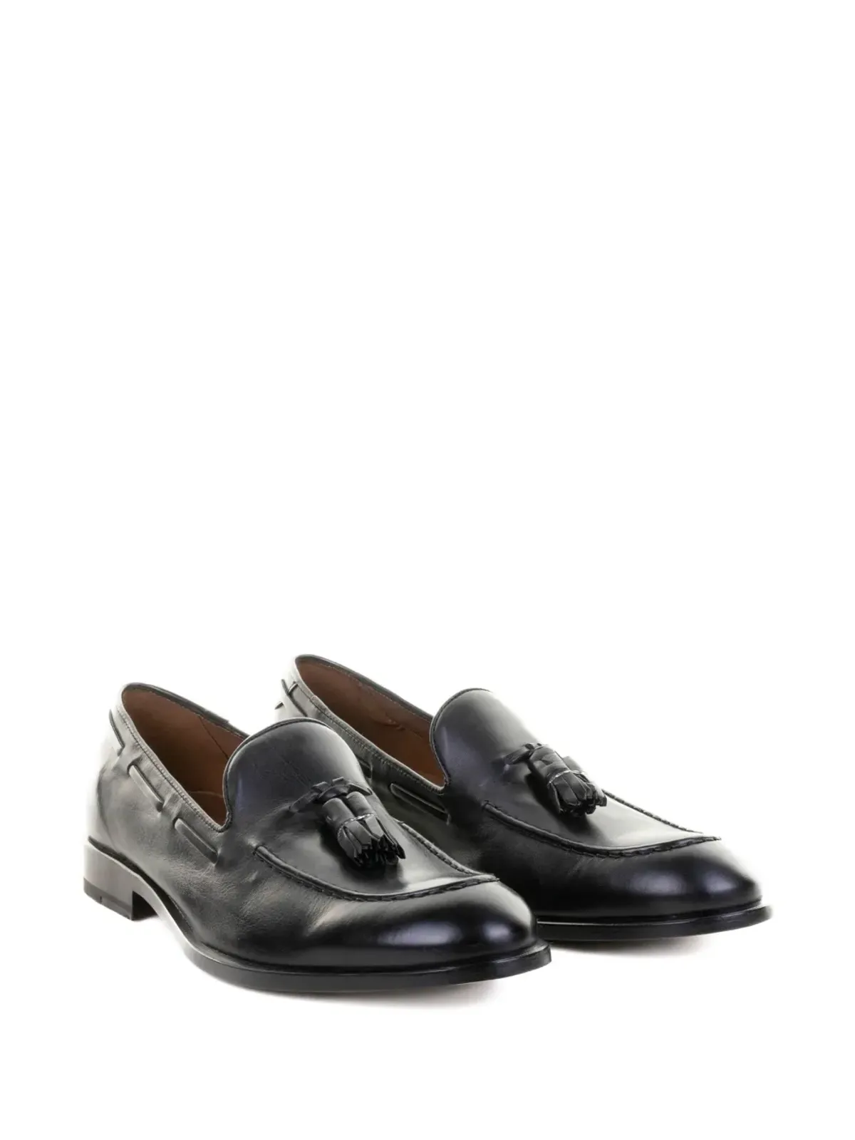 Fratelli Rossetti タッセルモチーフ レザー ローファー - 画像2