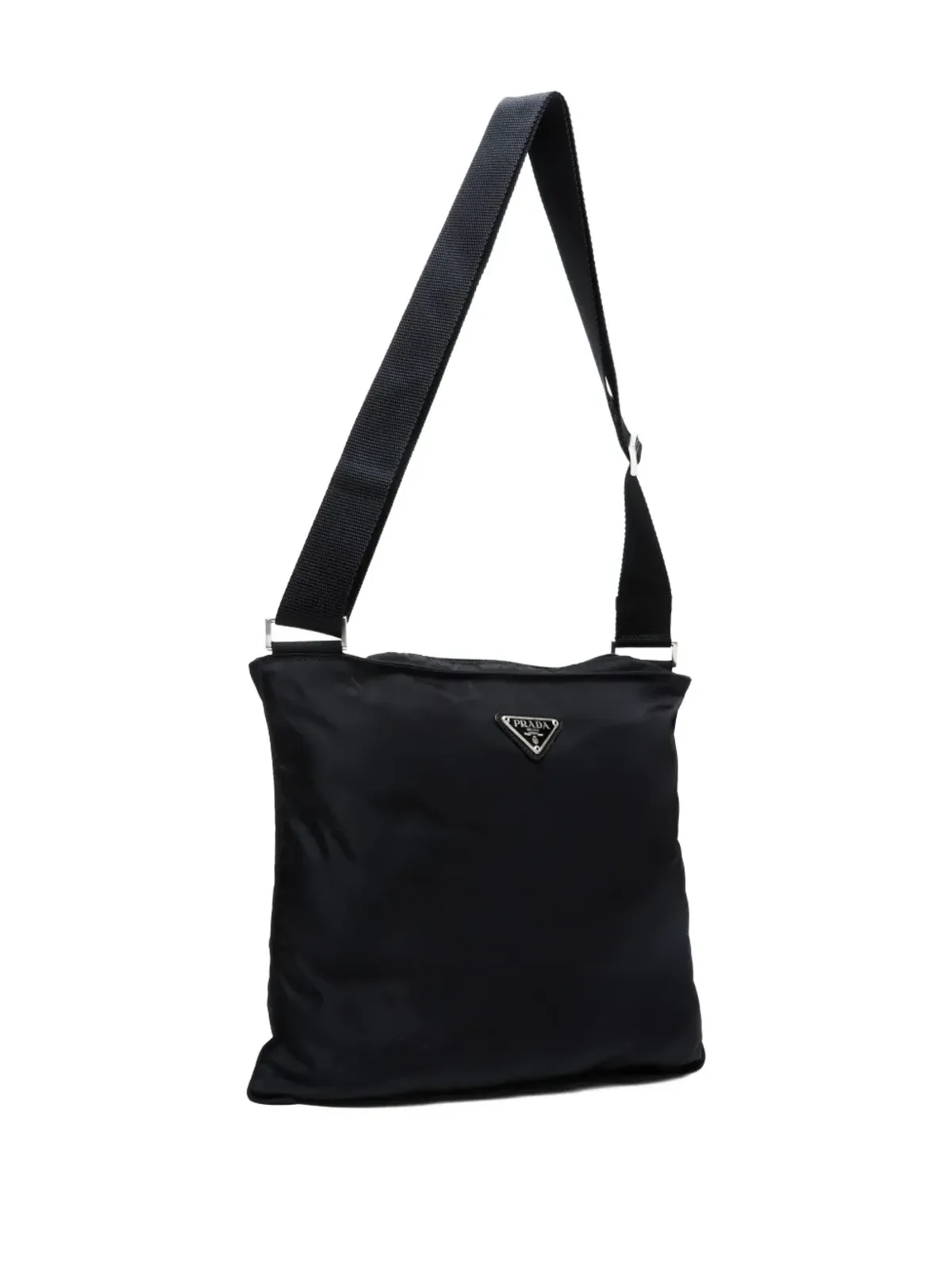 Prada Pre-Owned ロゴ三角ショルダーバッグ - 画像3
