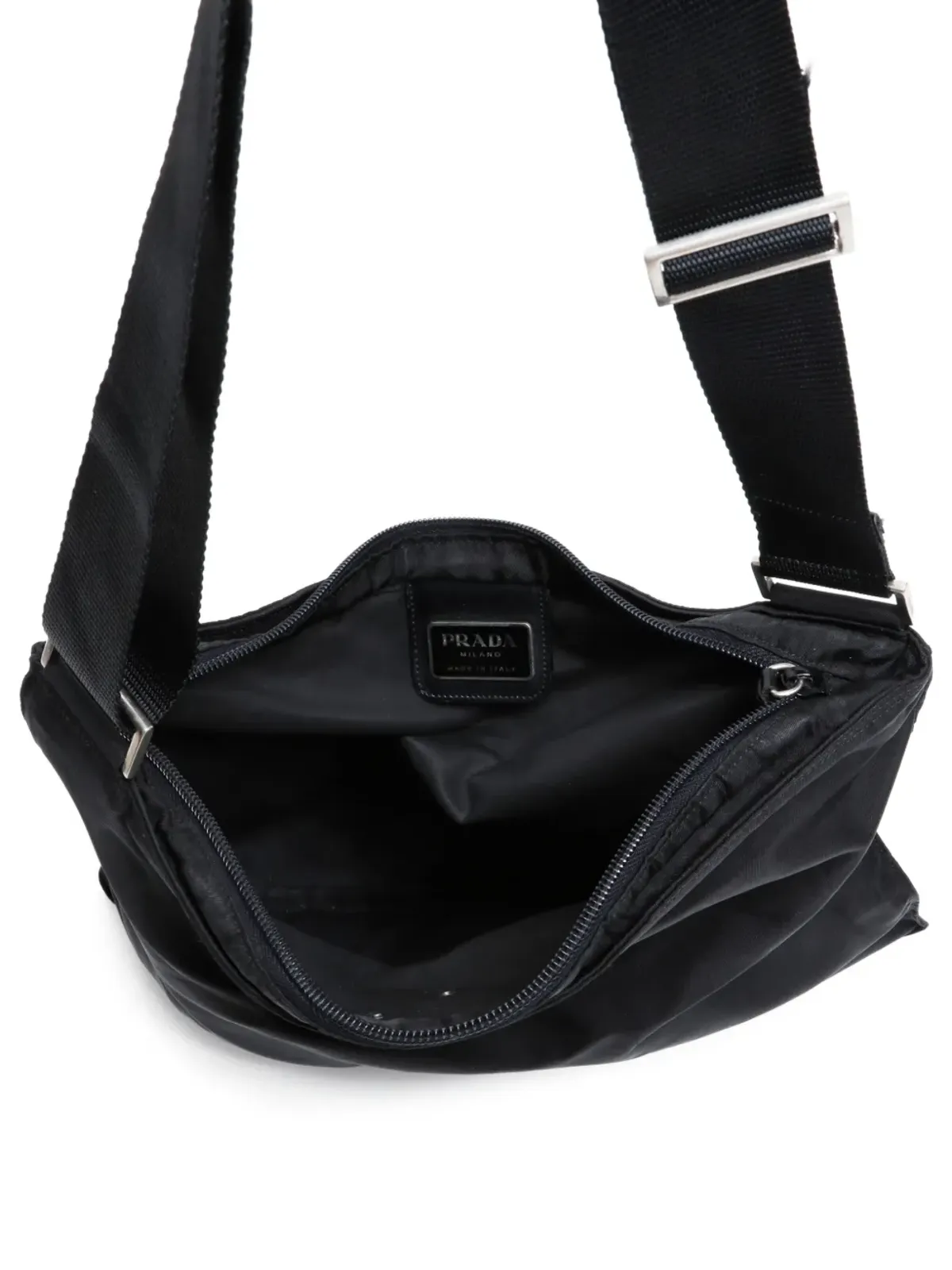 Prada Pre-Owned ロゴ三角ショルダーバッグ - 画像4